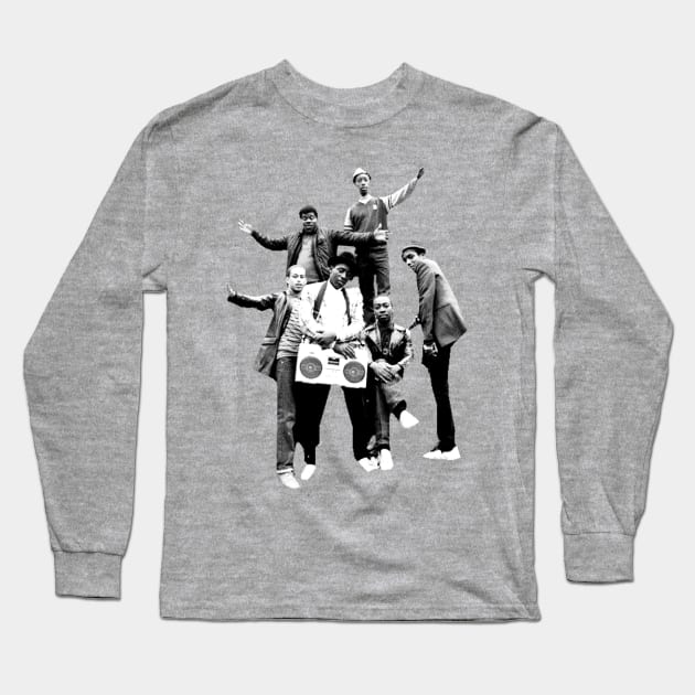 b boy stance Long Sleeve T-Shirt by PP_mcpants